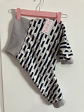 Sarouel marine gris paillettes
