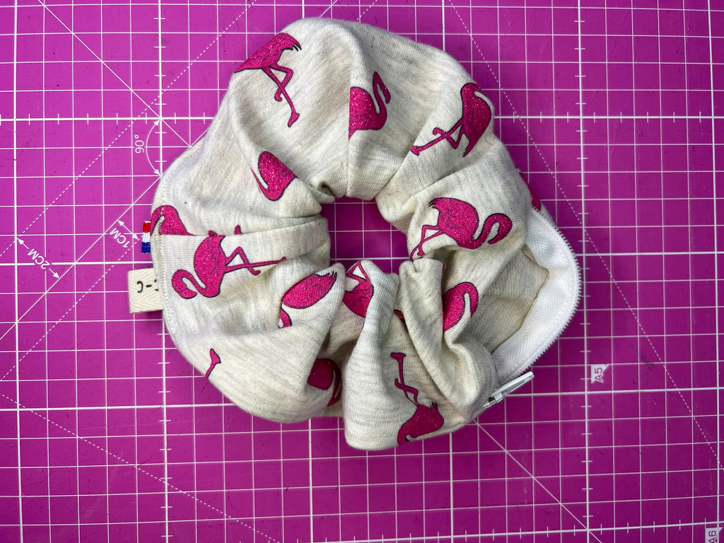 Chouchou Zippé Multi-fonction - Flamands Roses