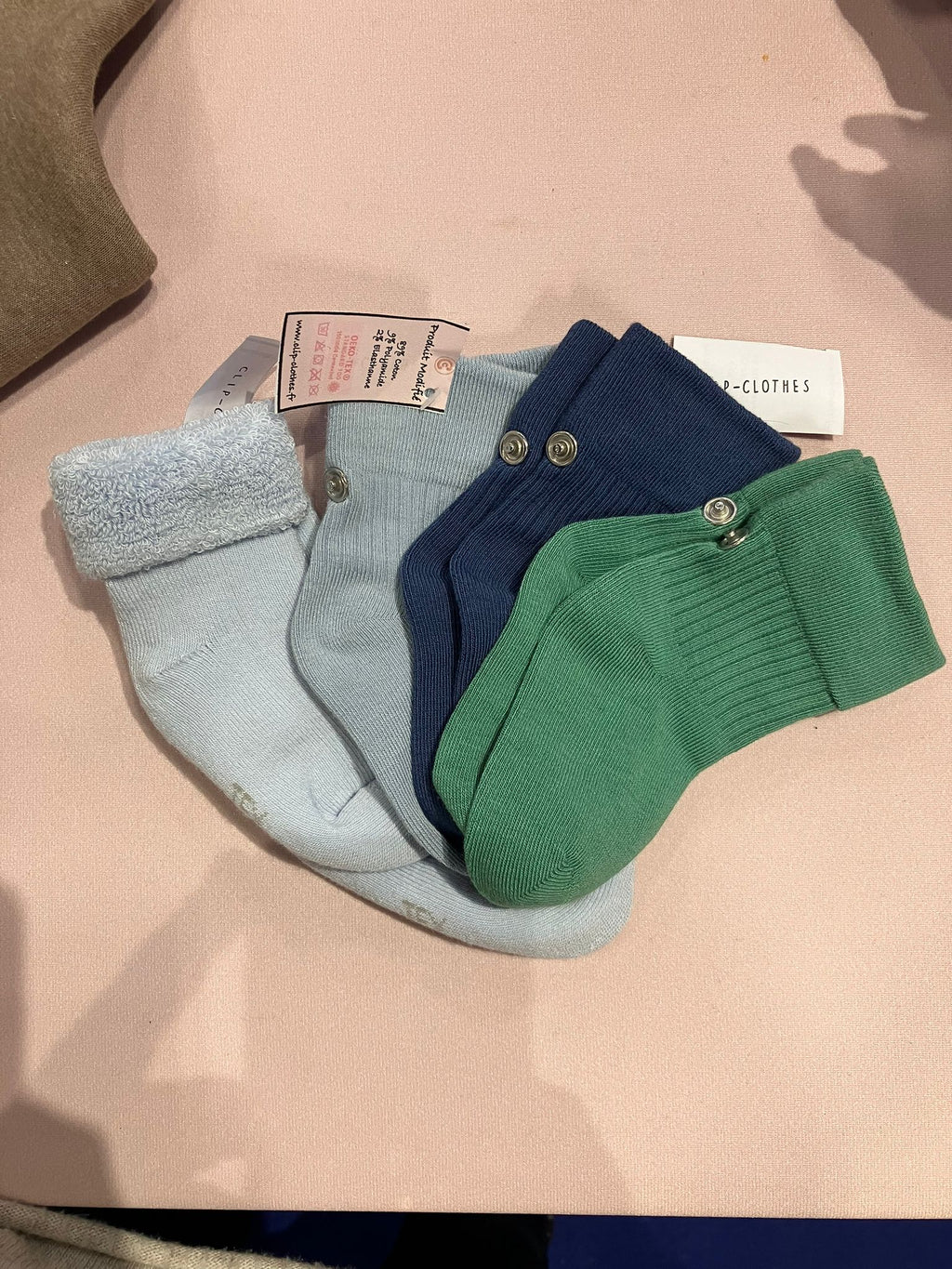 Chaussettes chaudes unies